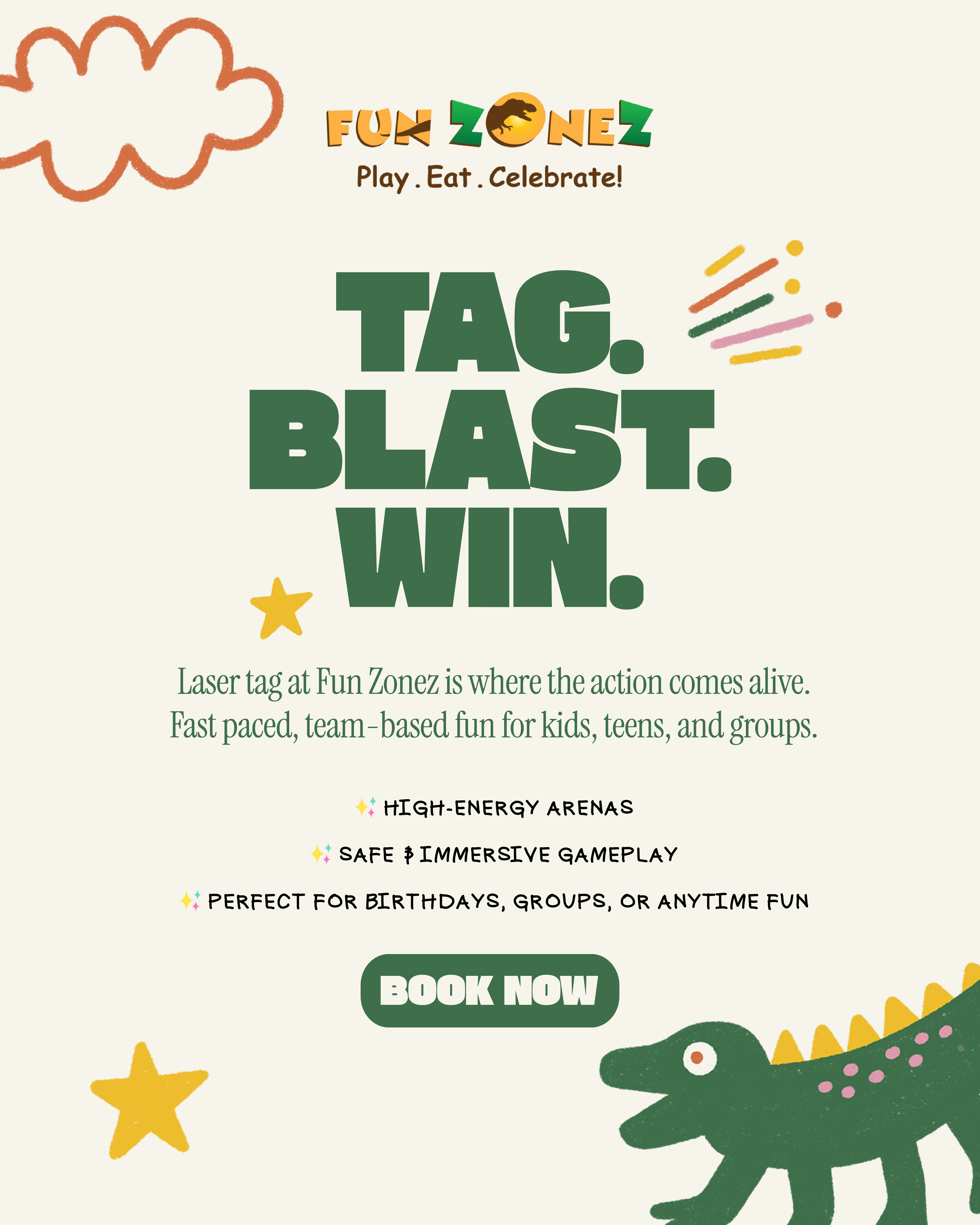 Fun ZoneZ laser tag player